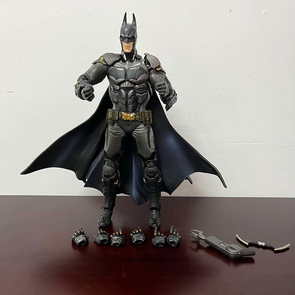 Mascot Costumes Play Arts Figure Arkham Knight Bruce Wayne Action Figure Model Toys Joint Movable Doll Creative Present for Friends Cool Toy