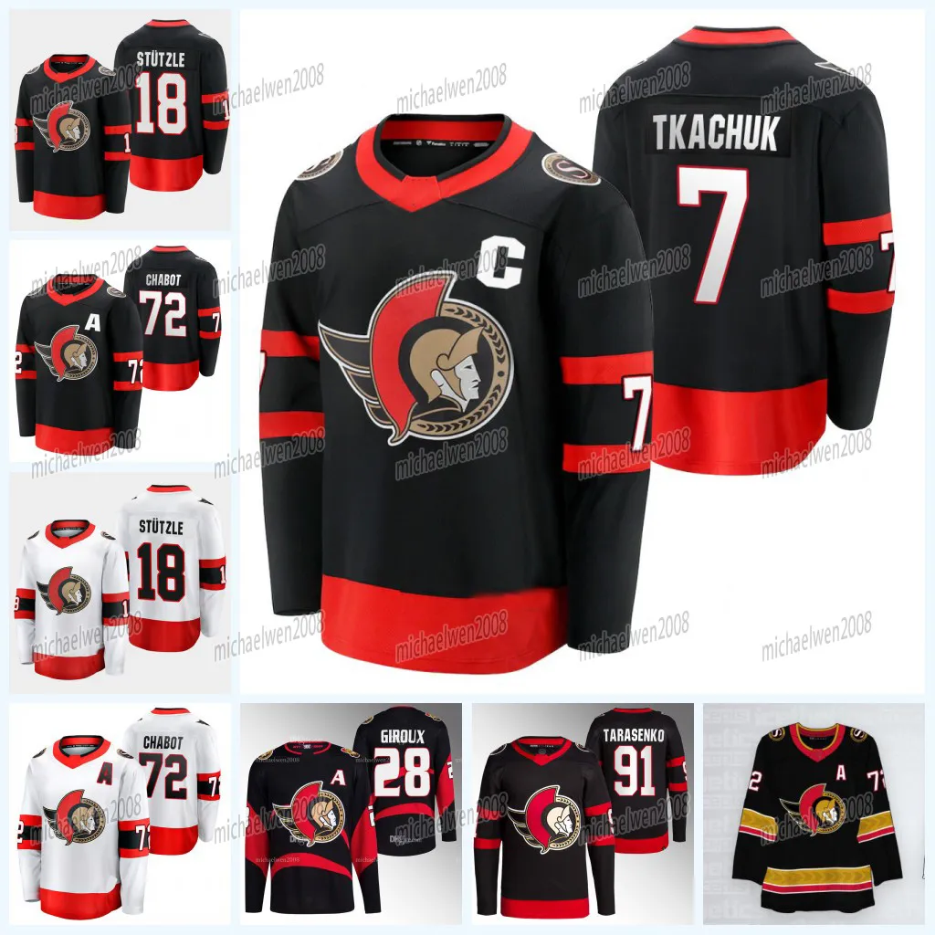 Brady Tkachuk Ottawa 2023-24 저지 Tim Stutzle Thomas Chabot Vladimir Tarasenko Ride Greig Claude Giroux Jakob Chychrun Josh Norris Jake Sanderson