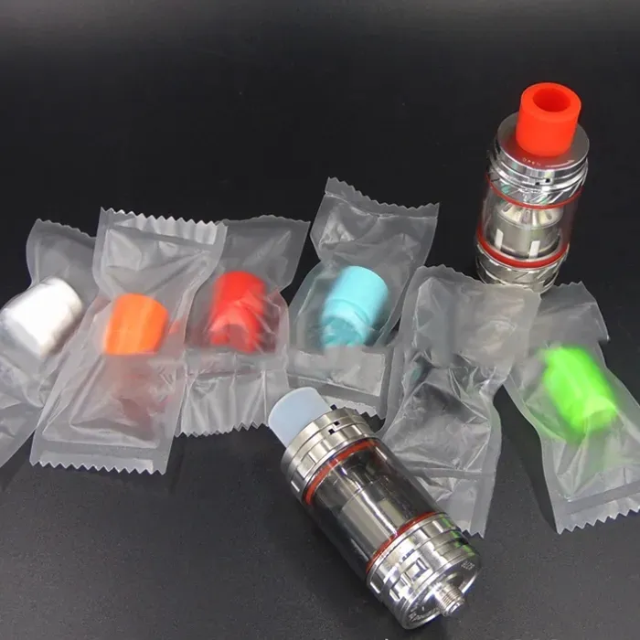 810 Wide Bore Silicone Disposable Drip Tip Colorful Mouthpiece Test Caps with Individual Pack for TF12 TFV8 big baby Kennedy