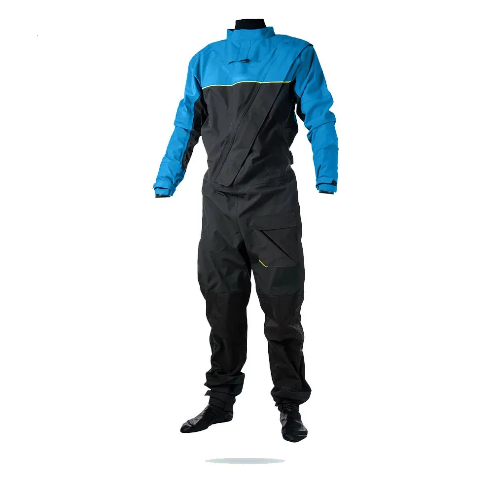 Combinaisons étanches Kayak combinaison étanche pour hommes kayak surf Rafting rembourrage canotage imperméable respirant Latex col et poignets vêtements DM5 231011