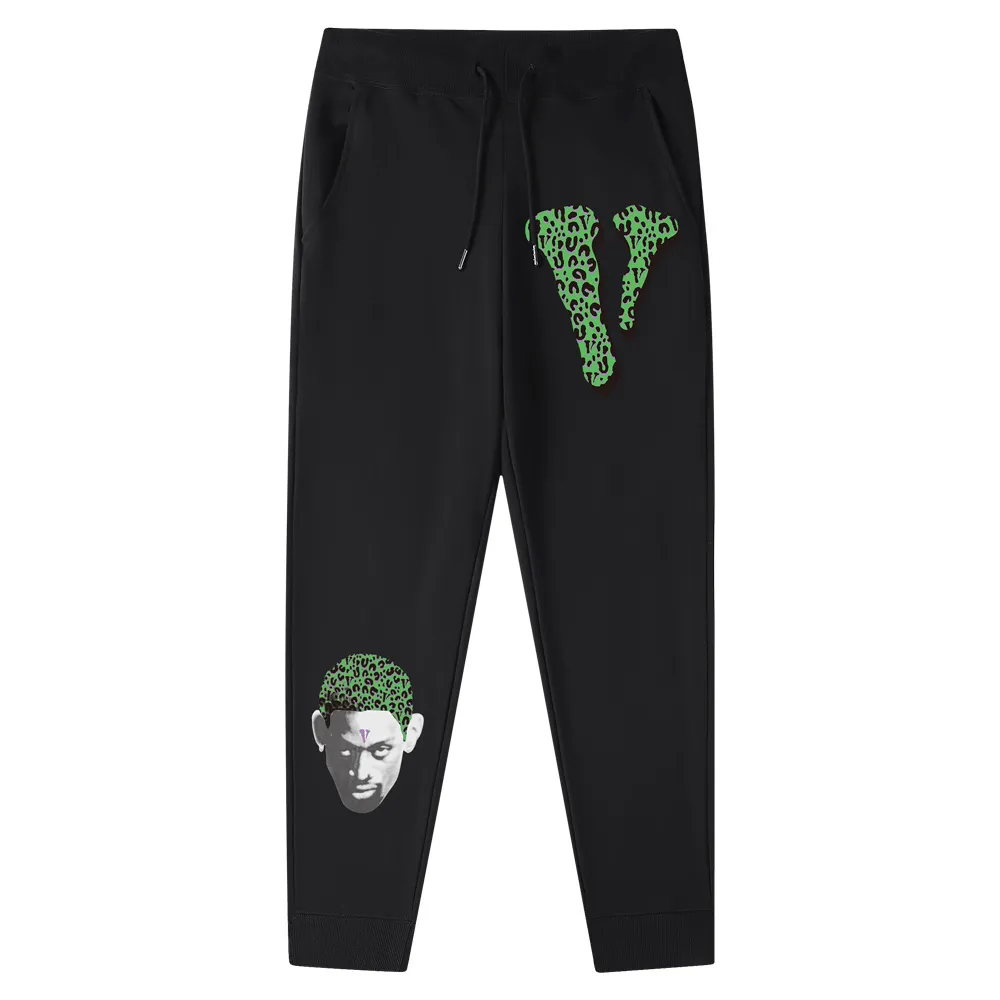 VLONE Pantaloni sportivi da uomo primavera autunno inverno tessuto in spugna sottile pantaloni larghi sportivi da corsa all'aperto fitness design alla moda