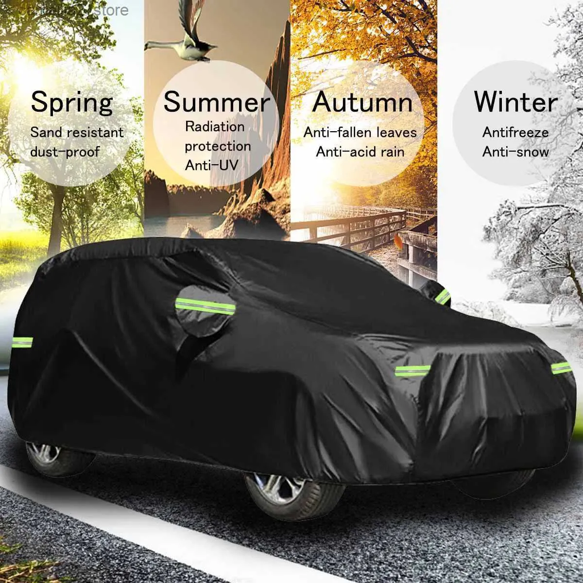 SUV Full Car Covers Outdoor Snow Resistant Sun UV Protection Cover  Dustproof