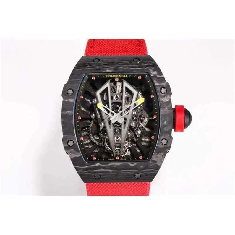 Роскошные часы Лучший дизайнер rm27-02 fantasic Active Tourbillon заводской высококачественный механический корпус из углеродного волокна