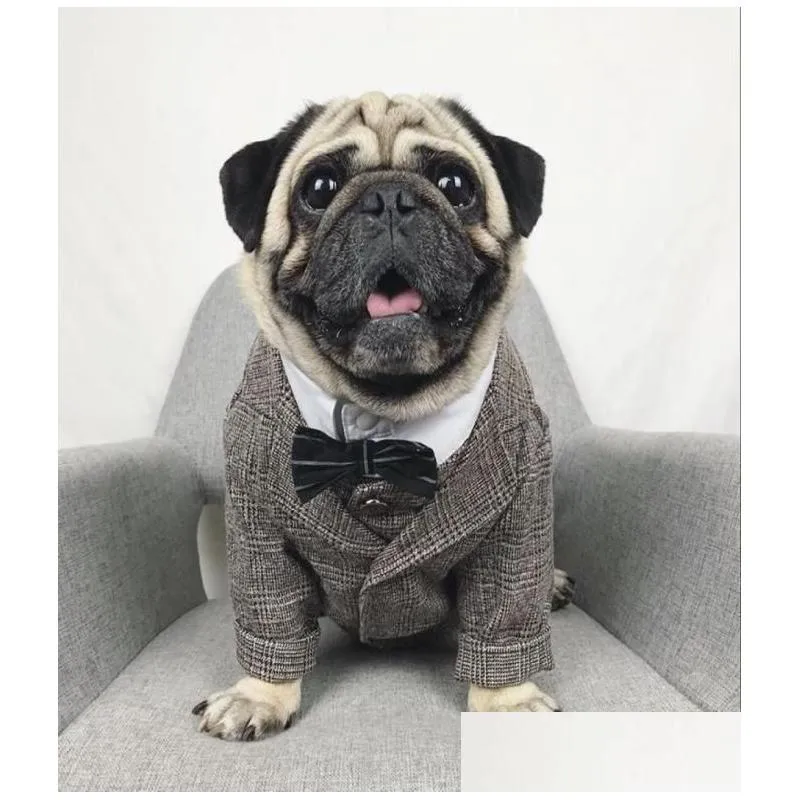 Dog Apparel Dog Apparel Cat Clothes Wedding Party Suits For Small Dogs Pet Tuxedo Coat Costume Xs S M L Xl 2Xl4901472 Home Garden Pet Dhklr