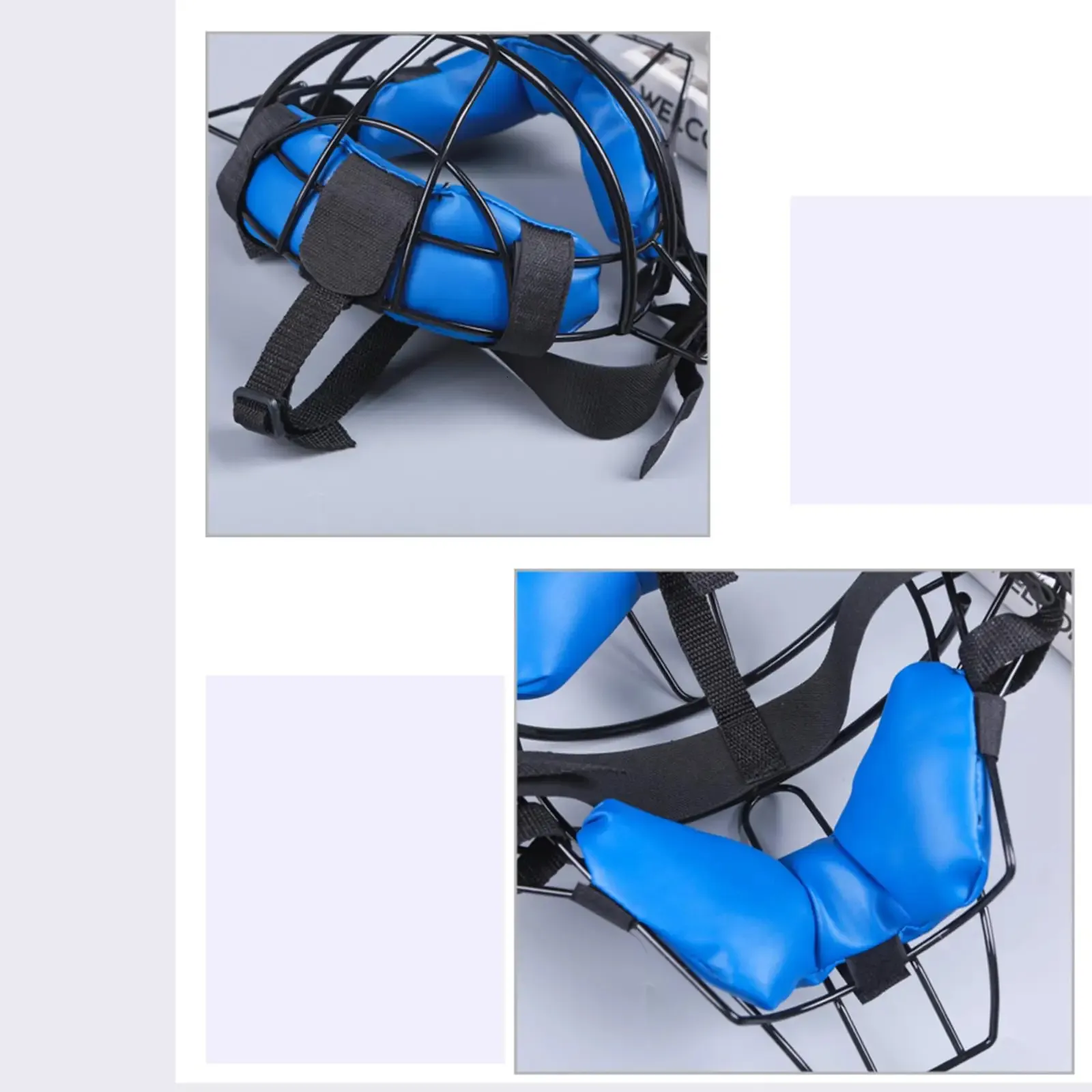 Sports Softball Face Guard Adjustable Baseball Protective Gear Lightweight Alloy Baseball Accessories 31cmx7cm