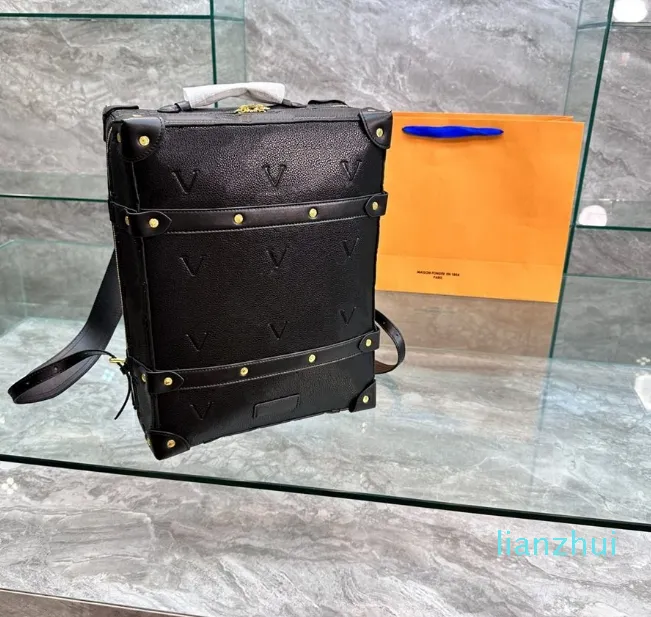 2023 mochilas mulheres carteira sacos de couro real senhora xadrez bolsas duffle bagagem
