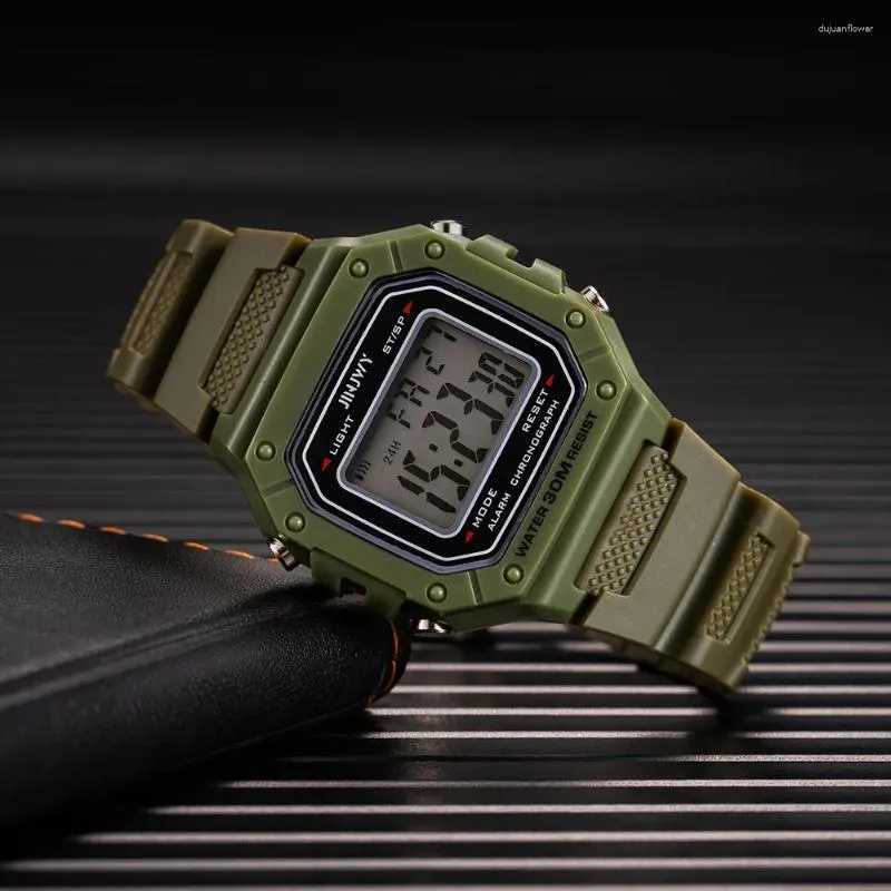 Orologi da polso Orologi digitali da uomo Orologio da polso elettronico a led Sport militare Uomo Donna Orologio unisex Cinturino in silicone Impermeabile Reloj