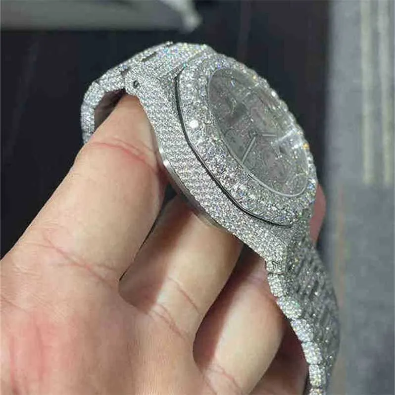 Дизайнерские часы Часы Luxury Iced 2023 Bling Accept Out Customization Мужские часы с бриллиантами