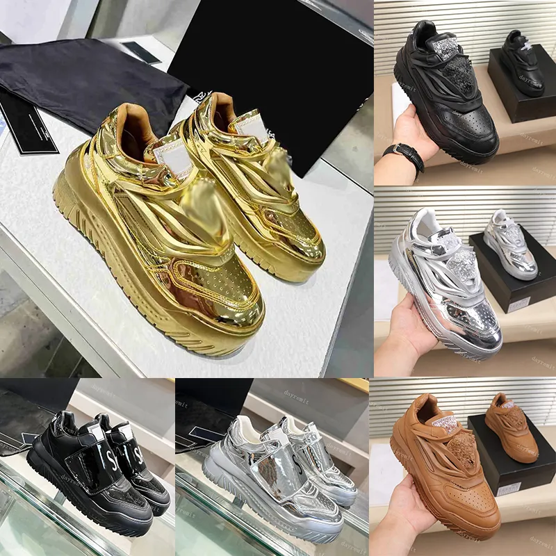 أحذية مصممة Odissea Sneakers Italy Mens أحذية غير رسمية سميكة باطن باطن حذاء أحذية رياضية حذاء أحذية مطاطية أحذية أحذية أحذية 35-46 مع صندوق