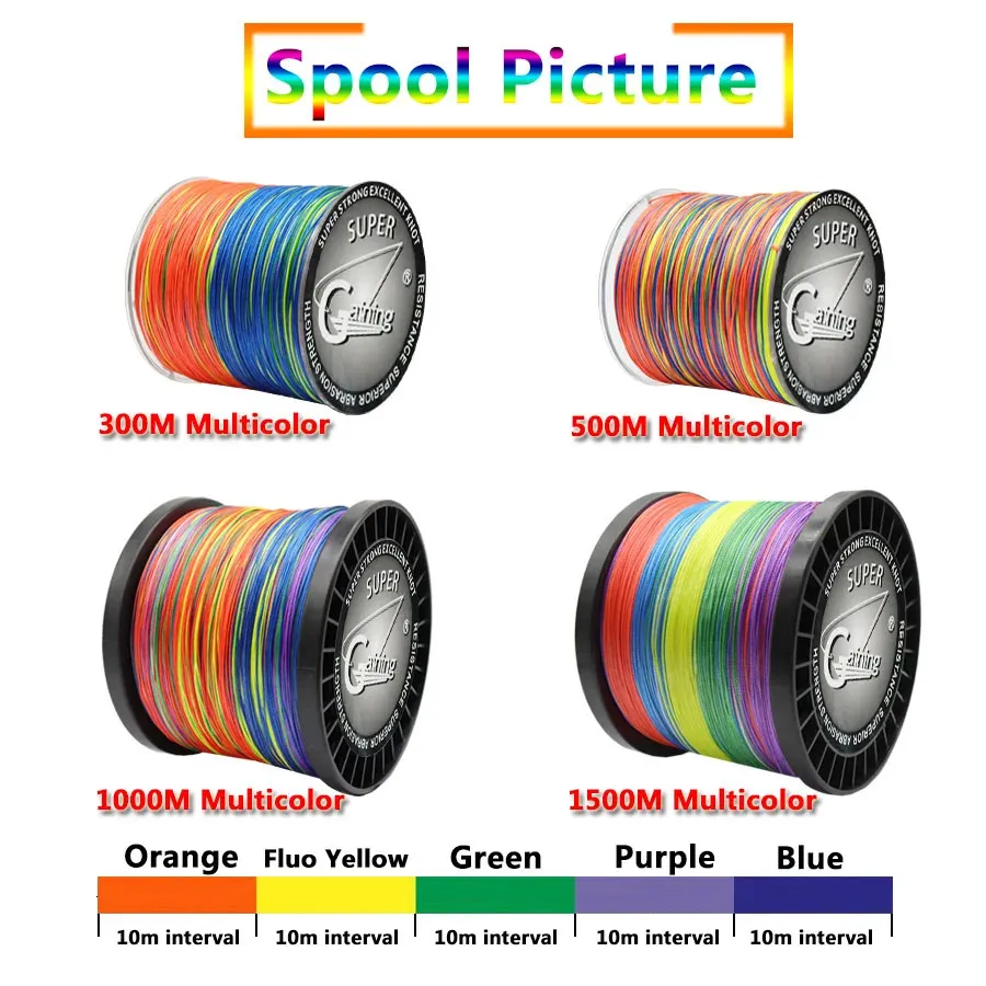 Braid Line Gaining 12 Strands Braided Fishing Line Super Strong Japanese 300M  500M 1000M 1500M Multifilament PE Line Sea Carp Fishing 231012 From Huo06,  $24.6