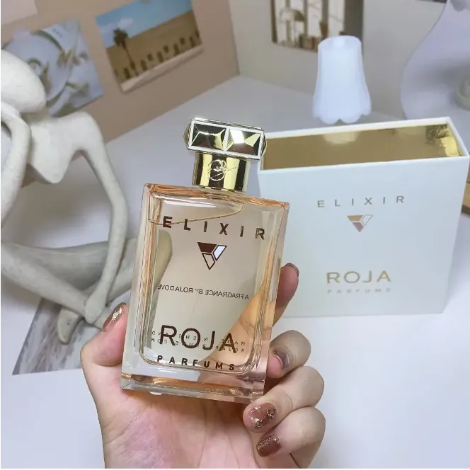 Дизайнер Roja Dove Elixir Pour Femme Essence De Parfum Женская парфюмерная вода Eau De Parfum Fragrance 100 мл Хороший запах, надолго оставляющий женское тело Натуральный спрей