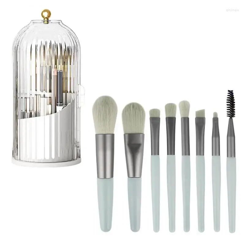 Makeup Brushes Luxury Fashion Cosmetic Storage Box Högkvalitativ ögonskuggborstehållare Eyebrow Pencil Lipstick Rack