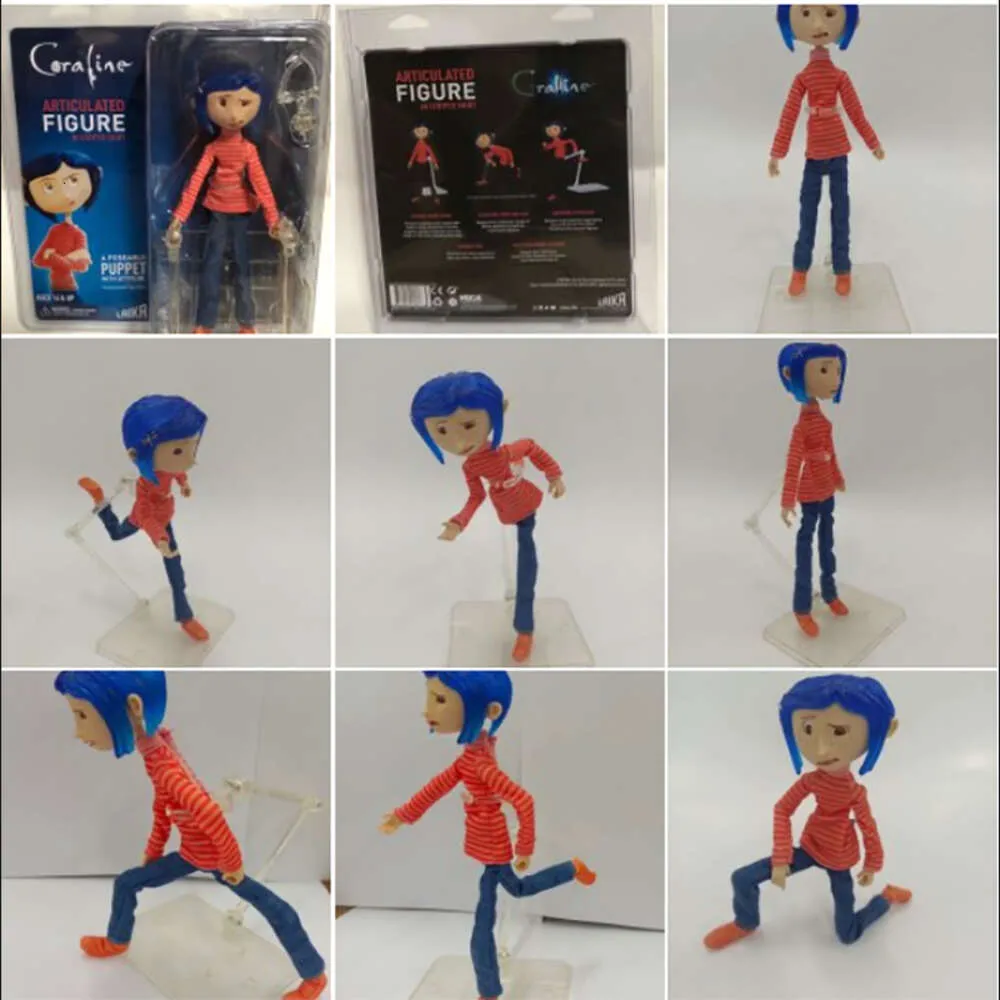 Coraline Action Figuur Pop Met Regenjas En Gestreept Shirt Multicolor Latex Speelgoedmodel Voor Unisex 12 14 Jaar Oud Van 50 98 DHgate