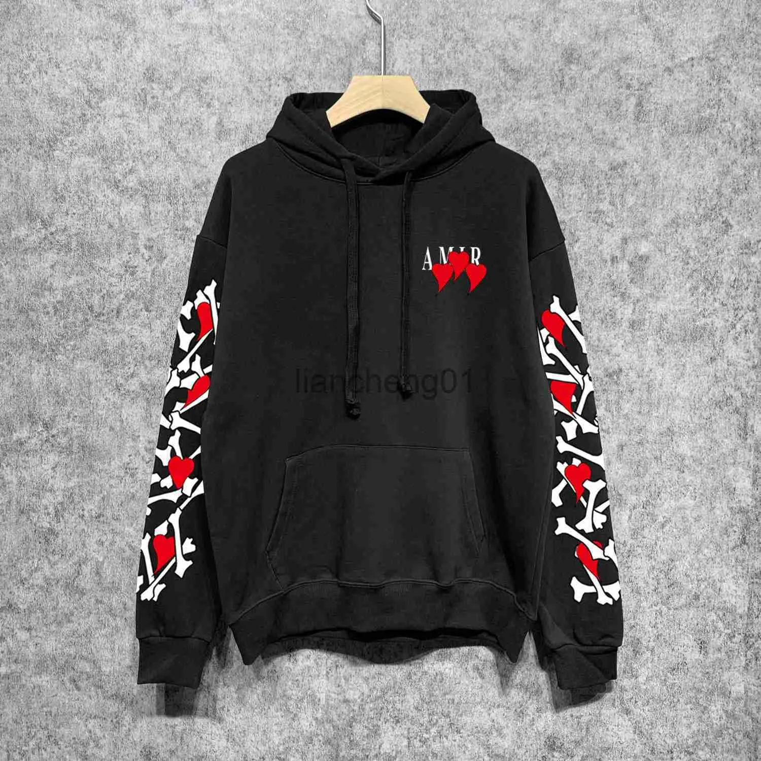 Men s Hoodies Sweatshirts New Trend Hoodie Loose Street Hoodie Sweatshirt Hip Hop Trend Men s Casual Loose Letter Printing Graffiti Style Men s