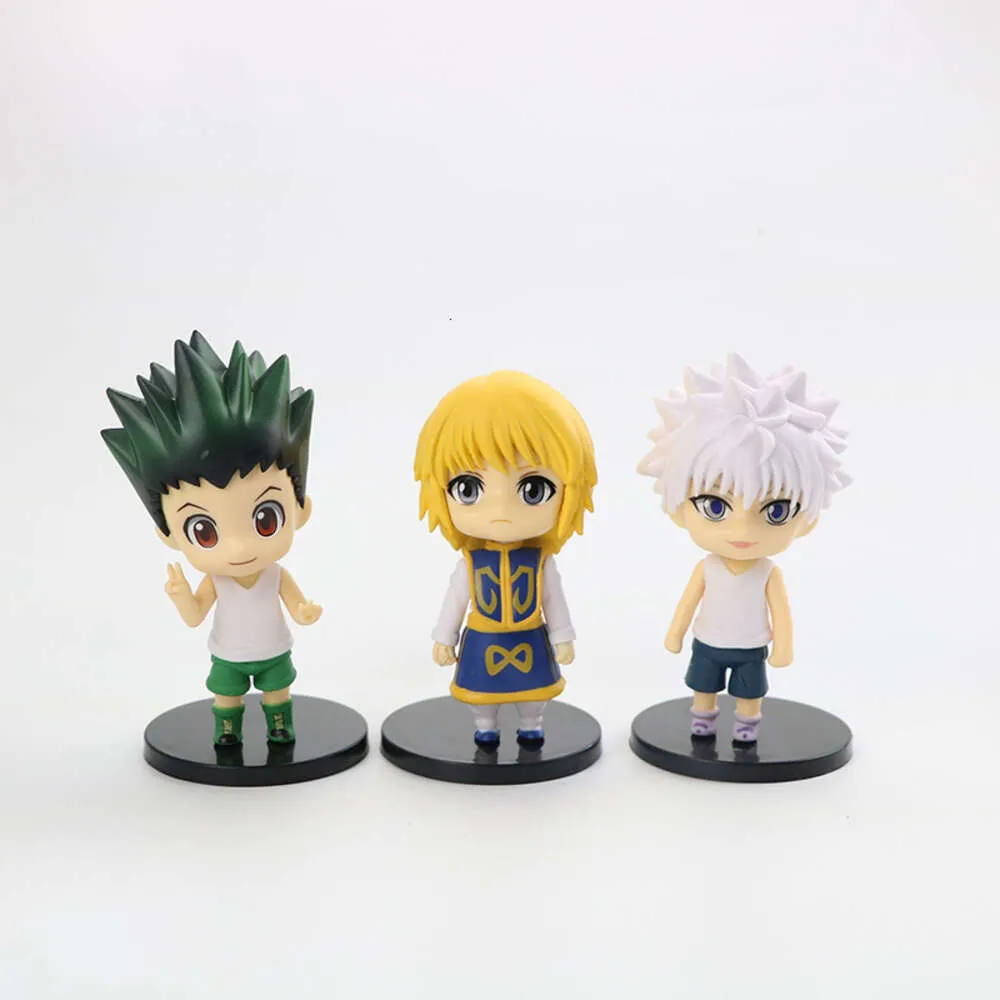 DEXSHUN Lot de 3 figurines Hisoka/Killua/Gon Figurine Anime Assise HxH Série Hisoka Modèle Matériau PVC Ornements Collection de bureau Cadeau 11 cm DEXSHUN Lot de 3 figurines Hisoka/Killua/Gon Figurine Anime Assise HxH Série Hisoka Modèle Matériau PVC Ornements Collection de bureau Cadeau 11 cm