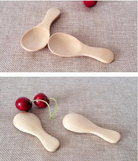 Kusunoki – cuillère à thé en bois Simple, vaisselle créative, cuillère à lait pour bébé, vaisselle en bois, cuillère à café XB1