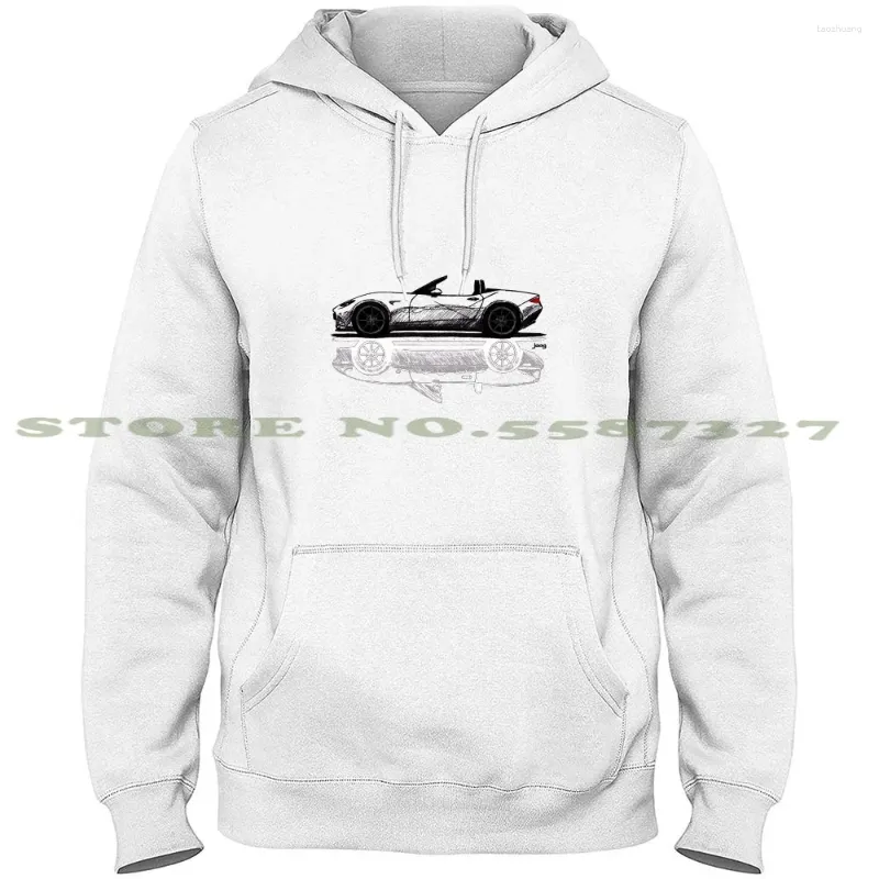 Męskie bluzy z bluzami Men Rysunek MX5 ND i NA FOR Men Women Miata Goseatonio Goseantonio Jaagdesign 30th Anniversary Car