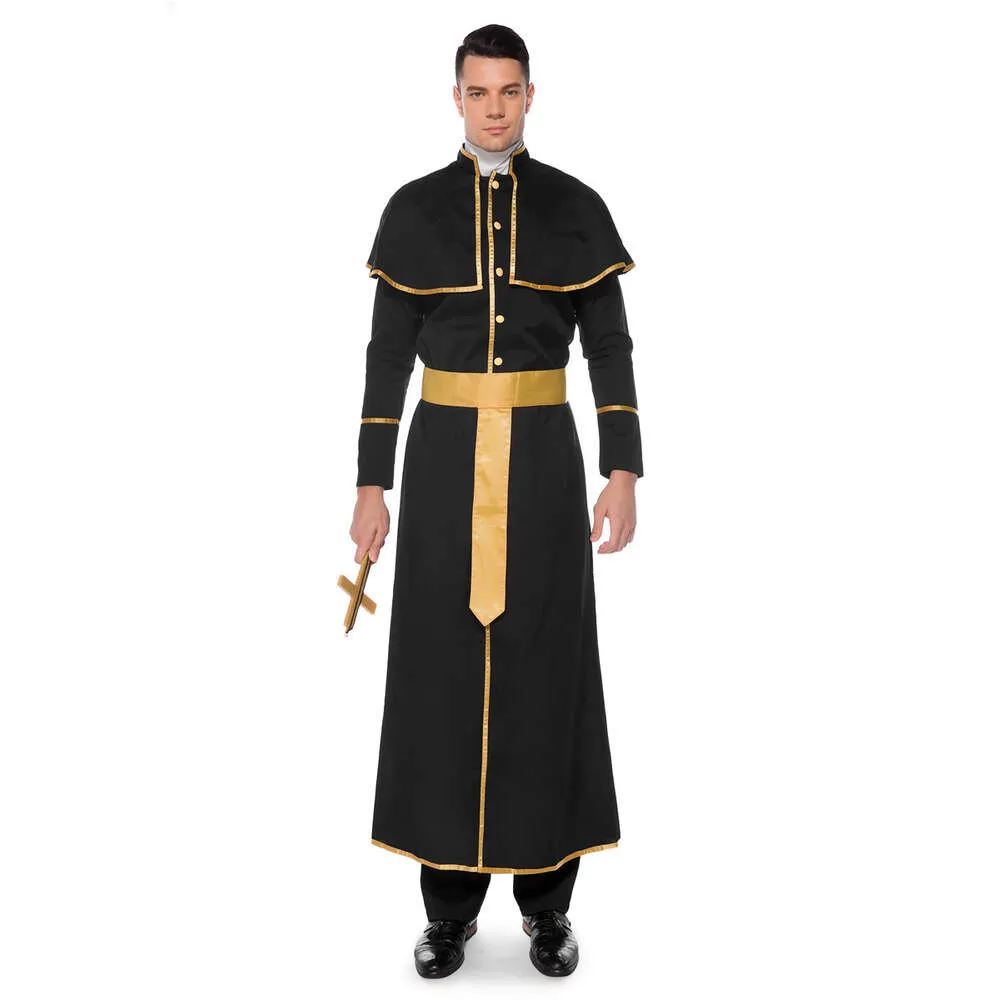 Cosplay Pastore Maria Padre Costume Halloween Gesù Cristo Il Sacerdote Cosplay Missionario Religioso Costumecosplay