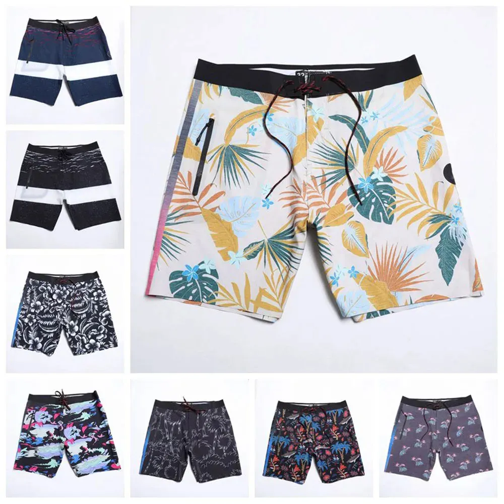 Fashion Trend Brand Mens Beach Shorts Casual Beach Surf Fitness Board Shorts Waterproof Quick Dry With Label