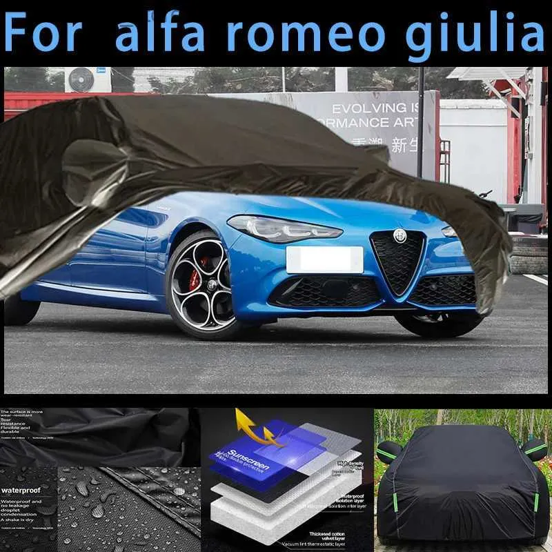 Car Covers For Alfa Romeo Giulia Outdoor Protection Full Car Covers Snow  Cover Sunshade Waterproof Dustproof Exterior Car Accessories Q231012 From  Camellia2, $22.31