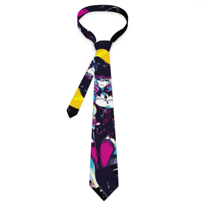 Strikjes Genshin Impact Tie 80s Retro Cosplay Party Neck Casual voor Unisex Volwassen Grafische Kraag Stropdas Cadeau Idee