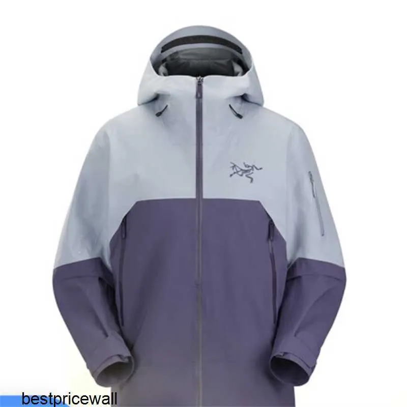 재킷 맨 디자이너 Arcterys 후드 스웨트 셔츠 Archeopteryx Mens 충전 코트 러쉬 시리즈 내구성 방풍 GTX Weatherproof Hard Shell Ski Jacket Lucent Co HBGZ