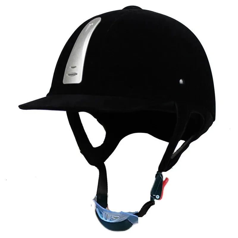 Capacetes de equitação Capacete Equestre Unissex Clássico Veludo Equitação Capacete Equipamento para Cavalo Capacete de Ciclismo Capacete de Proteção Tamanho Ajustável 231011