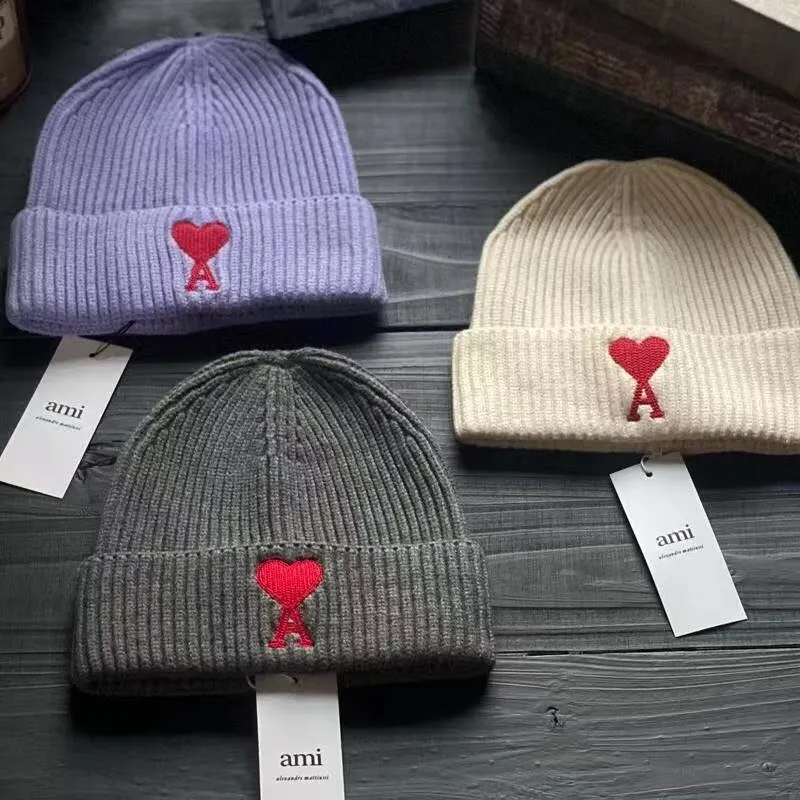 Chapeau thermique de luxe en mélange de cachemire pour femmes, bonnet de styliste pour hommes, chapeau froid en tricot de ski en plein air