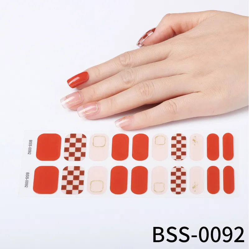 Christmas Nail Stickers Nail Art Stickers Nail Decoration Long-lasting  Waterproof Cute DIY Nail Decal Full Cover Manicure New - AliExpress