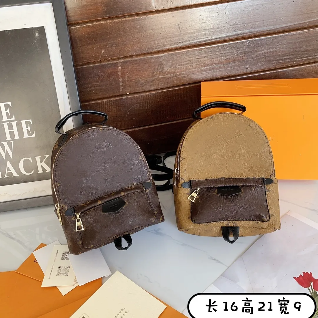 Luxury Bags Women Backpack Brown Letter Mini Backpack Travel Bag Luxury Brand Ladies Handbags Schoolbags Designer Womens Outdoor Casual Bags Totes Fashion Bag