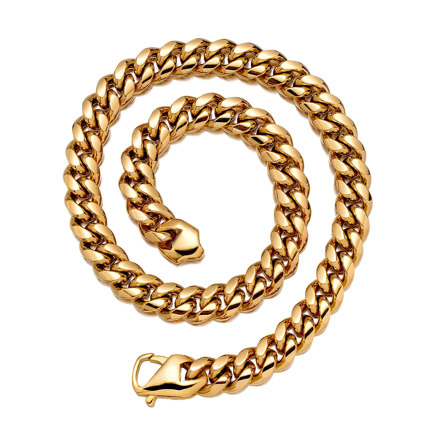 ChainsHouse Collana a catena cubana Miami per uomo e