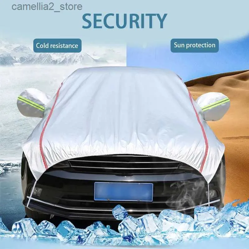 Universal Waterproof Vehicle Cover Oxford Fabric, Sun And Rain Protection,  Dustproof And Snowproof For SUV And Sedan Half Car Body Cover From  Camellia2, $17.5