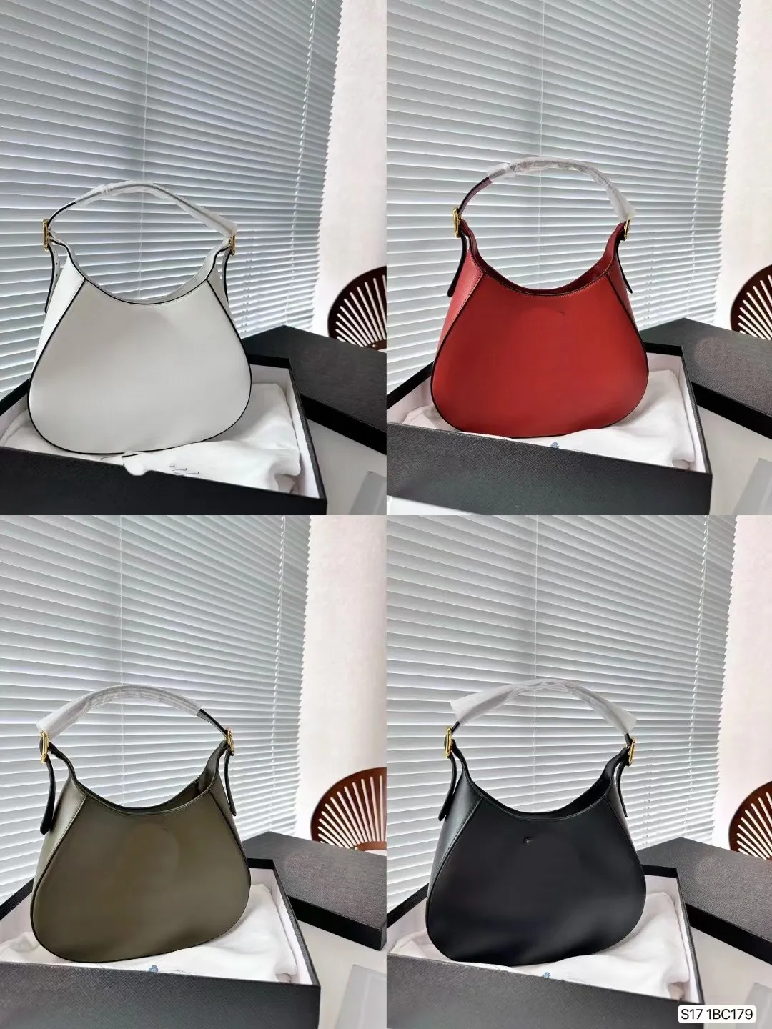 KARA Silver & Black Armpit Bag | Smart Closet