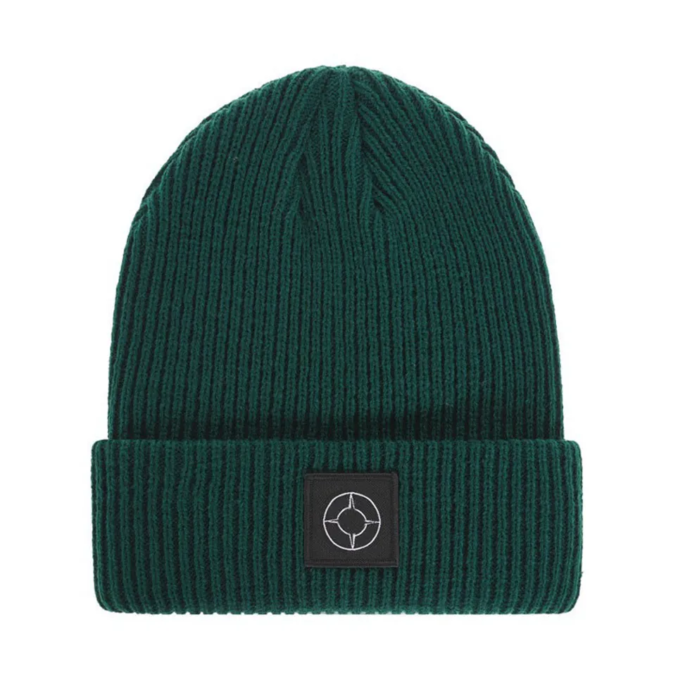 Nuovo cappello lavorato a maglia di lusso Uomo Donna designer autunno inverno cappello caldo LOGO PIETRA stretto lana fine protezione per le orecchie cappelli da pacche da strada S-12