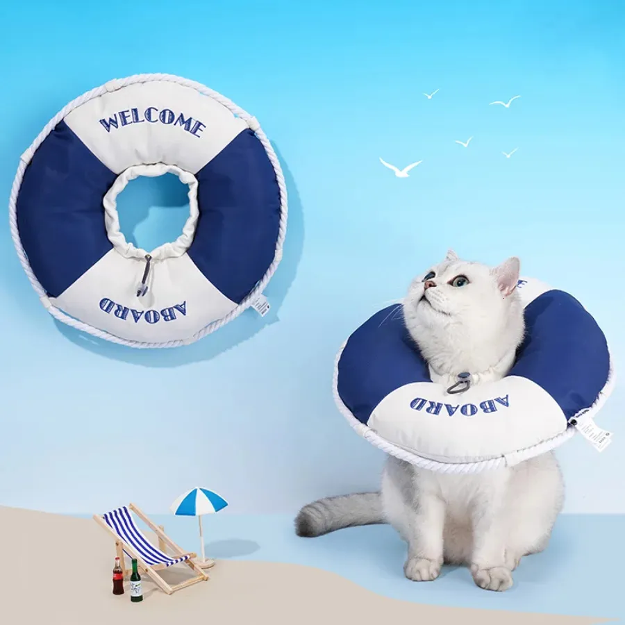 Halsbanden voor katten Bloem Kat Anti-bijttraining Gedragshulpmiddelen Schattige katten Anti-lik Luxe Duurzaam verkopen Cosas Para Gatos Huisdieren Product 231011