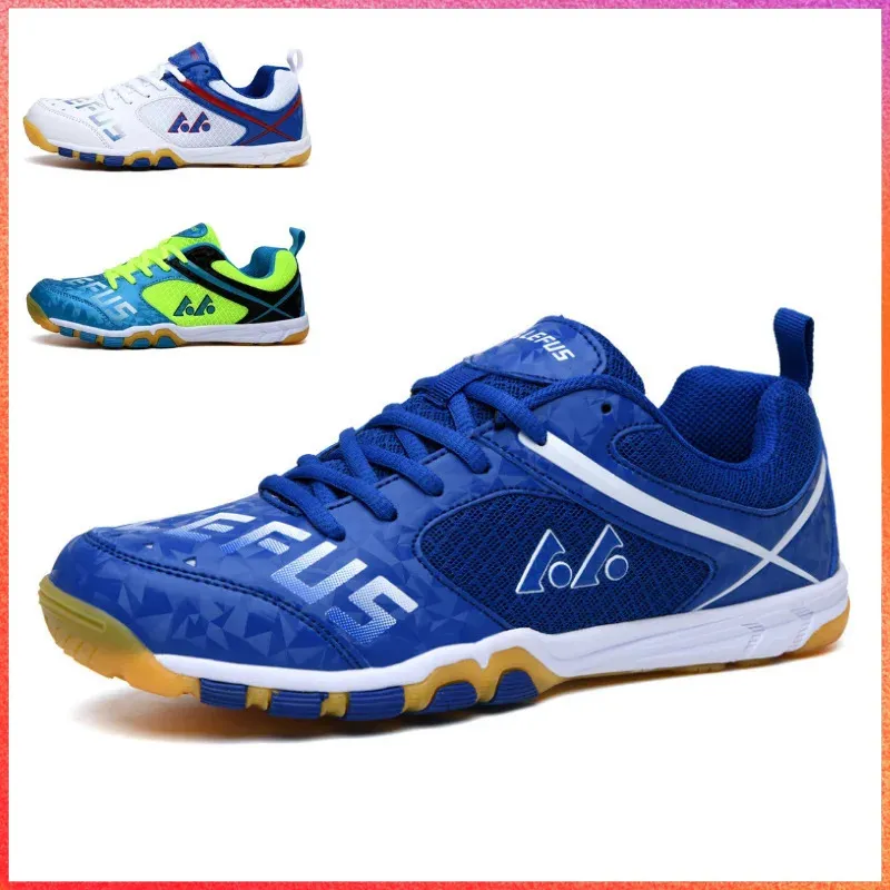 Vandringskor Lefus Men Sneakers Badminton Shoes Storlek 36-45 Kvinnor Anti Slip Light Weight Table Tennis Shoes Sportsball Athletics Shoes 231011