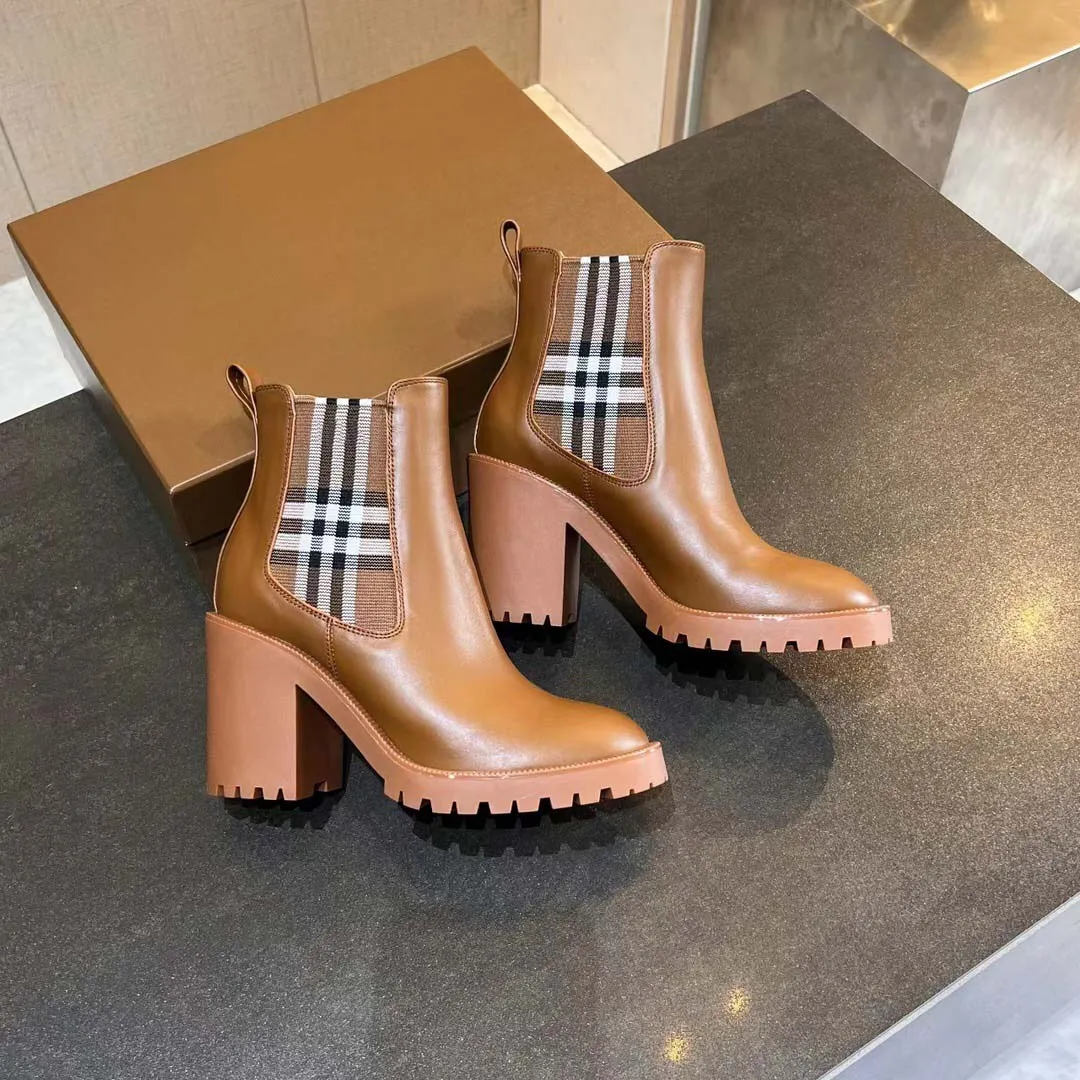 Designer Boots Paris Luxury Brand Boot Echte lederen enkel laarsjes vrouw korte laars sneakers trainers slipper sandalen in 1978 S438 03