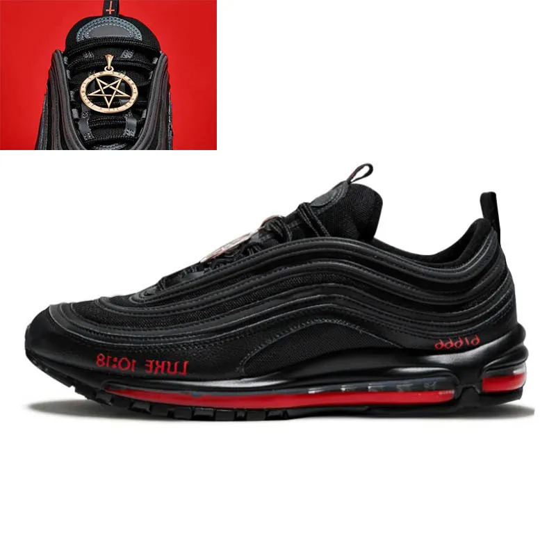 97 running shoes men women 97s Triple Black White Satan INRI Jesus Gold Silver Bullet Sean Wotherspoon Gym Red Bred Midnight Navy Mens Trainers