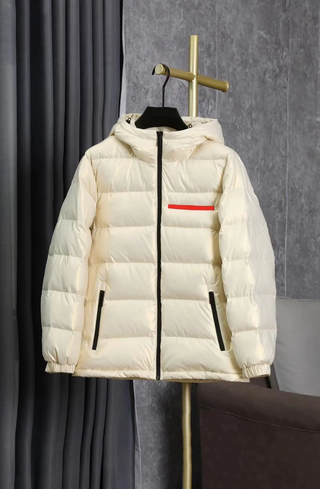 Ned Luxury Jacket Winter Coat Womens Snow Fashion Märke Huva utomhus varm kappa -A66 -A66