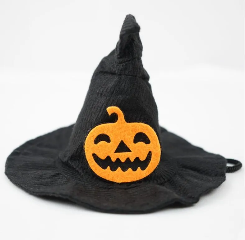 2023 moda calda unisex cappelli a tesa larga di alta qualità Campaniform zucca cappello da strega di Halloween 2 pezzi ordine della miscela