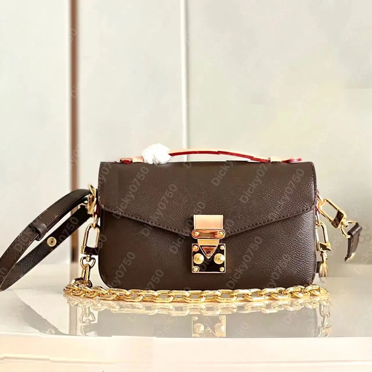 10A+ Luxury Handväskor Kvinnor Luxur Designer axelväskor Handväska Crossbody Clutch Chain Purse Ady Satchel Messenger Bag Sacoche 46279 Metis East West Dicky0750 PRPU