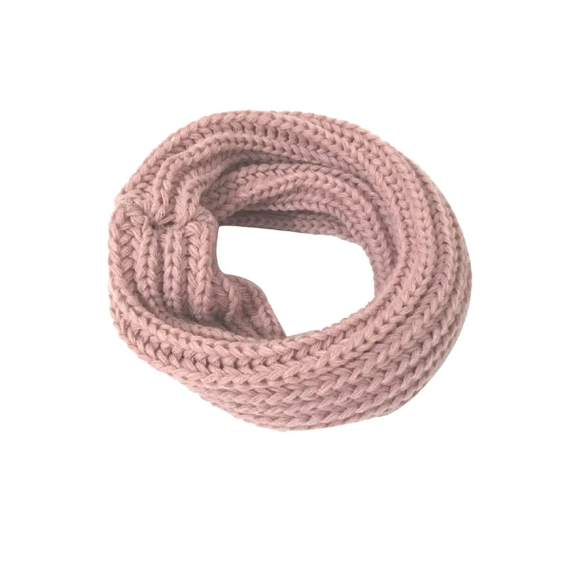 Autumn Winter Acrylic Sticked Neck Cover Solid Color Thighted Warm Civersatile False Collar Hollow Out Sticked Scarf