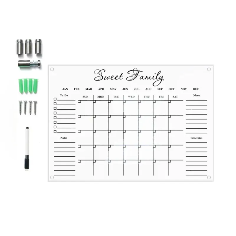 Wholesale Acrylic Dry Erase Whiteboard Calendar Monthly Weekly Planner Clear Board For Wall Home Office Reusable Wall Calendar 2024 From Huo10, $8.18 | DHgate.Com wholesale-acrylic-dry-erase-whiteboard-calendar-monthly-weekly-planner-clear-board-for-wall-home-office-reusable-wall-calendar-2024-from-huo10-8-18-dhgate-com