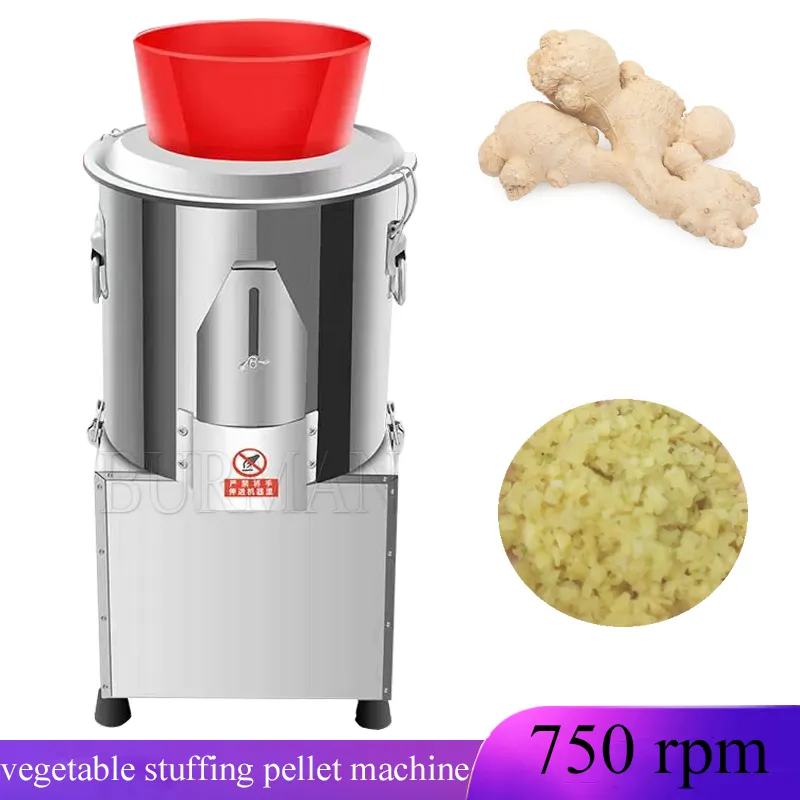 Commercial Electric Cut Machine Vegetable Filling Carrots Shiitake Mushrooms
