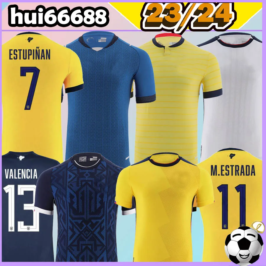 23/24 Koszulki piłkarskie Hincapie Martinnez 2023 2024 Valencia Caicedo Campana Ekwadors Men Football Shirt