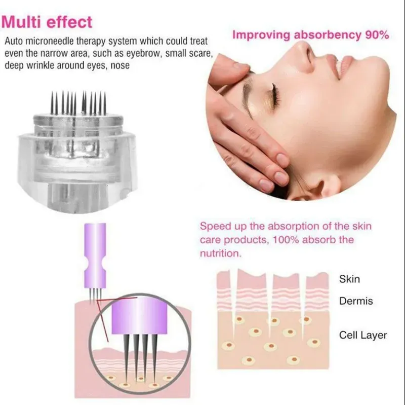 1 /3 /5 /7/ 9/ 12/ 36/ 42 pins Needle Cartridge For MYM DermaPen Auto Microneedling Electric Dr Pen Tips