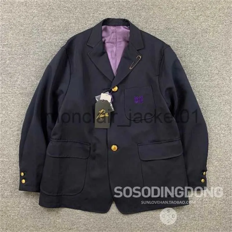 Giacche da uomo Aghi Giacche Uomo Donna 1 1 Migliore qualità Viola Stripe Farfalla Ricamo AWGE Track Jacket Cappotti y2k J231012