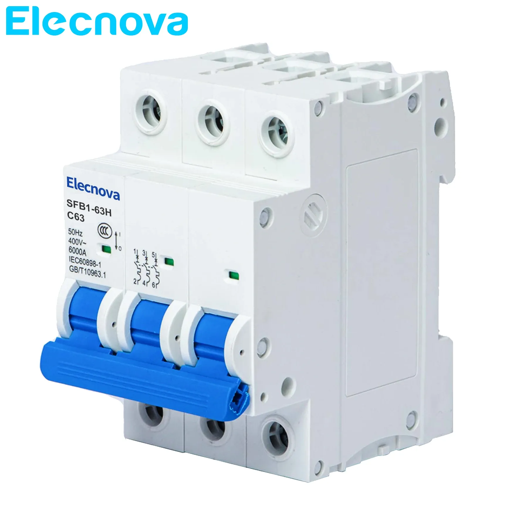 Wholesale 3P Mini Circuit Breaker MCB AC 6KA SFB1 63HC 663A 400V DIN