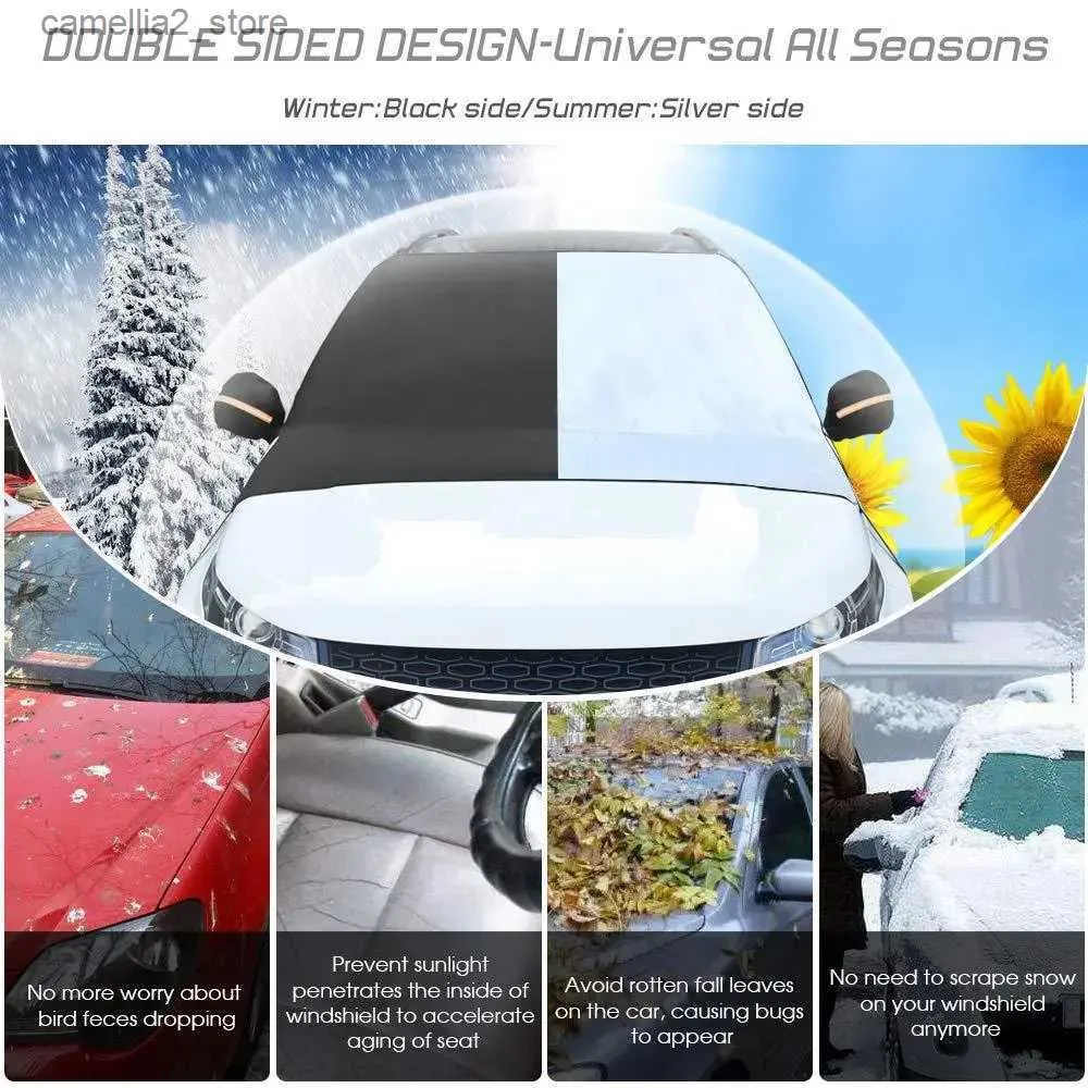 Car Covers Winter Car Snow Cover Automobile Windshield Sunshade Cover  Outdoor Waterproof Anti Ice Frost Auto Protector Car Exterior Cover Q231012  From Camellia2, $3.67