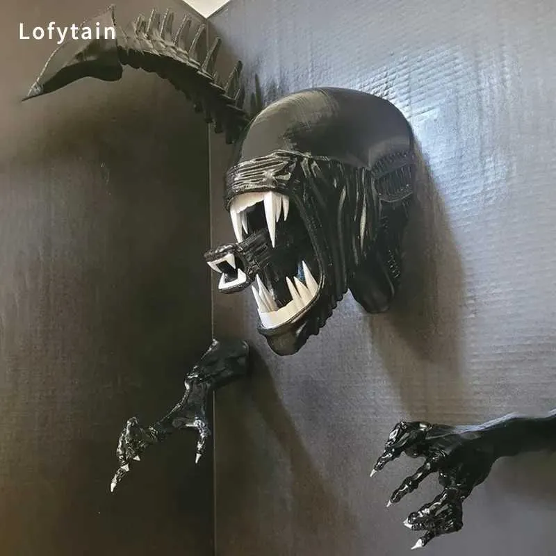 Decorative Objects Figurines Lofytain Xenomoprh Wall Art Sculpture ...